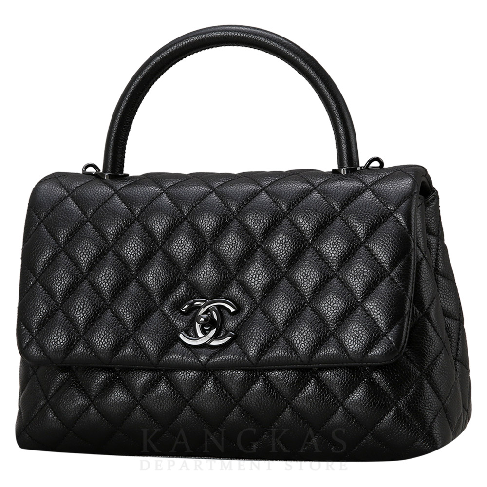 CHANEL(USED)샤넬 캐비어 코코핸들 미듐