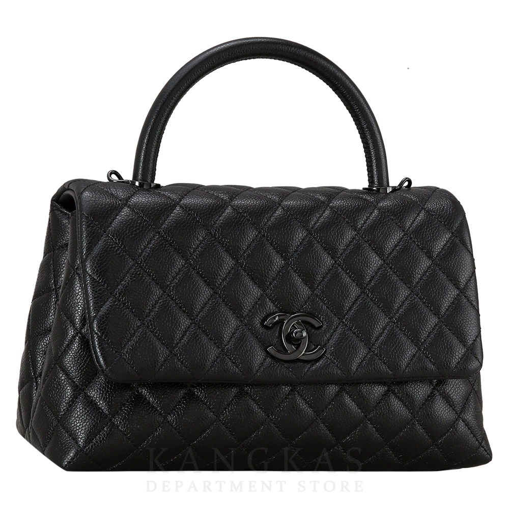 CHANEL(USED)샤넬 캐비어 코코핸들 미듐