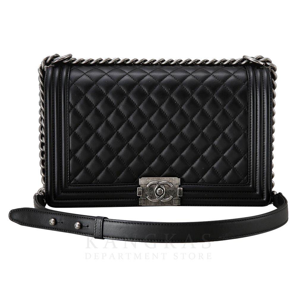 CHANEL(USED)샤넬 보이샤넬  램스킨 뉴미듐