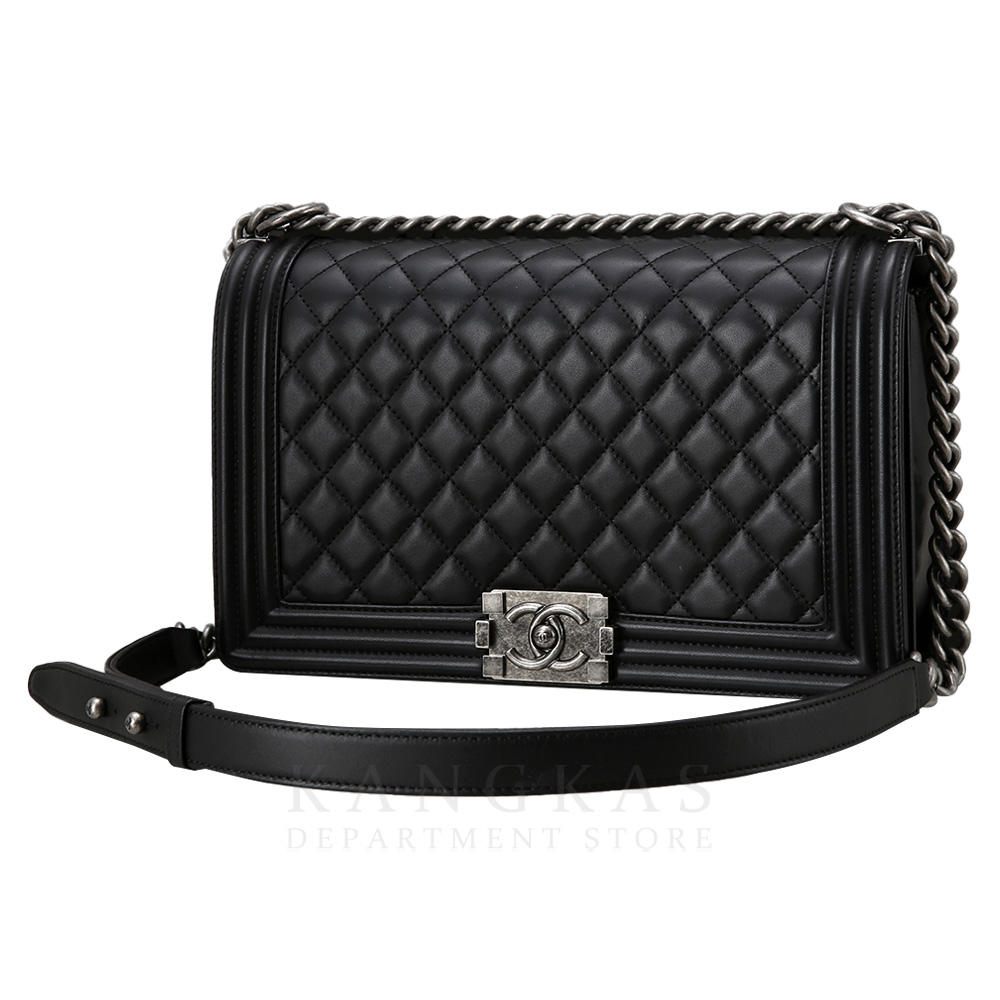 CHANEL(USED)샤넬 보이샤넬  램스킨 뉴미듐