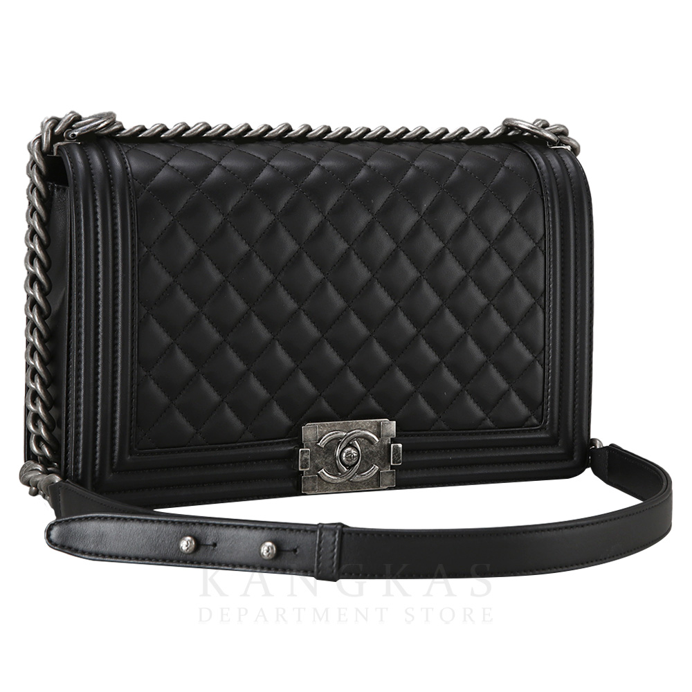 CHANEL(USED)샤넬 보이샤넬  램스킨 뉴미듐