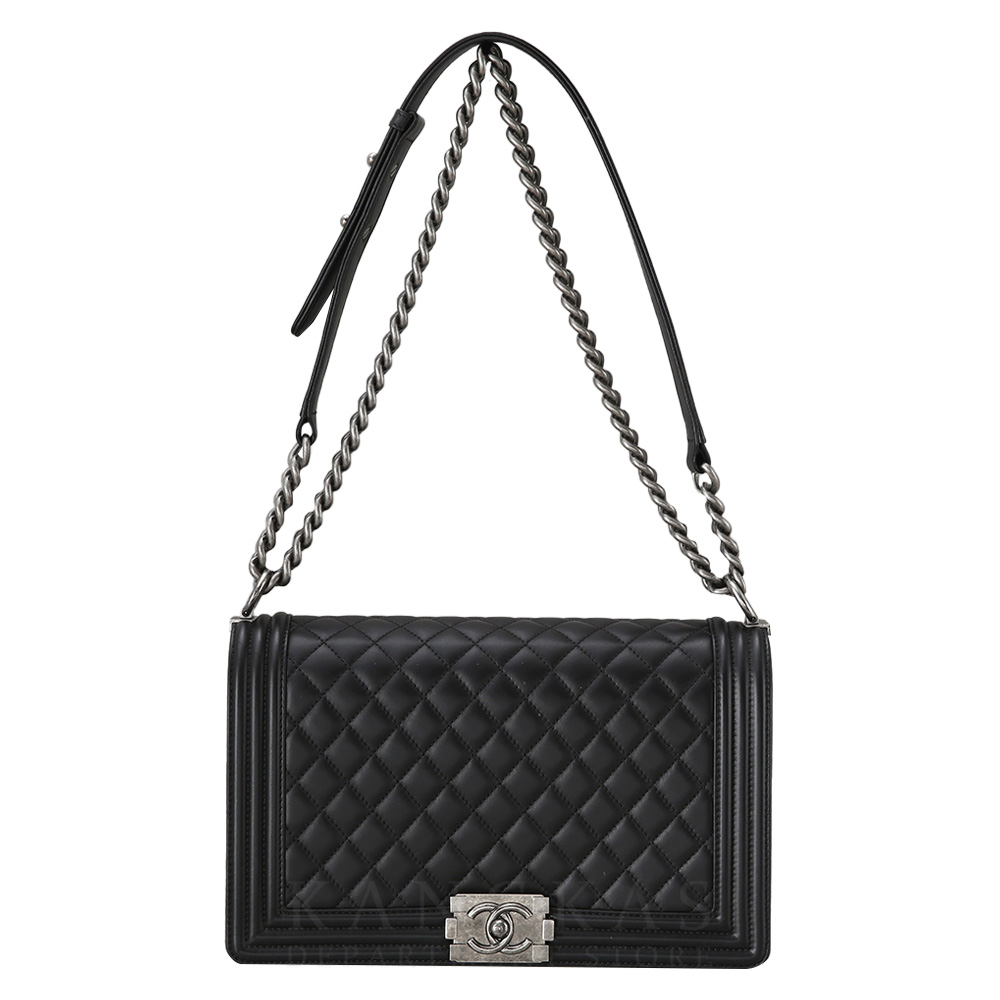 CHANEL(USED)샤넬 보이샤넬  램스킨 뉴미듐