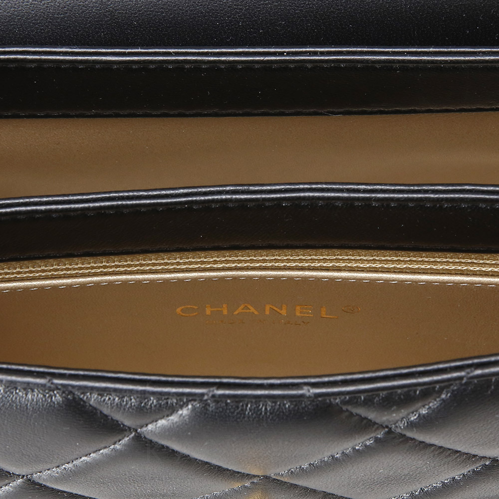 CHANEL(USED)샤넬 시즌 CC로고 체인 플랩백