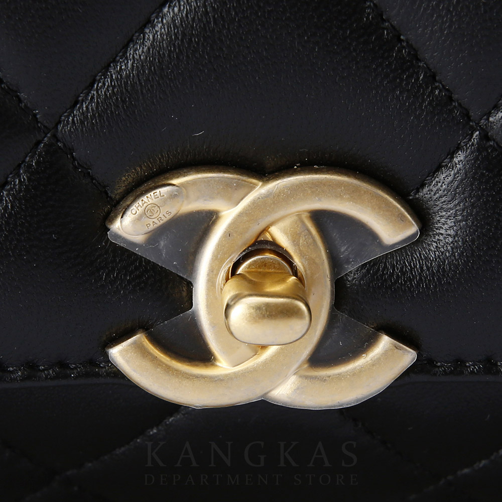 CHANEL(USED)샤넬 시즌 CC로고 체인 플랩백
