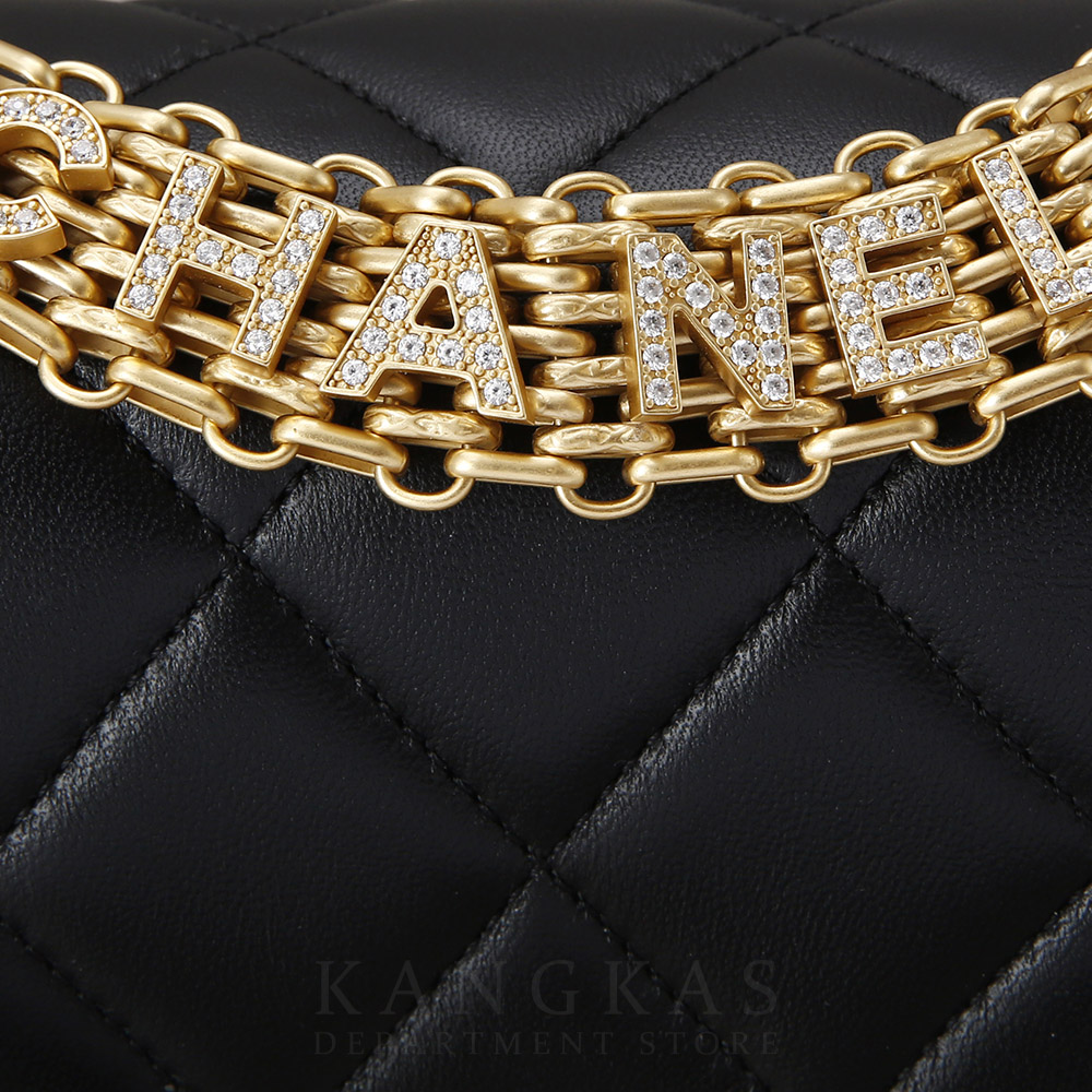CHANEL(USED)샤넬 시즌 CC로고 체인 플랩백