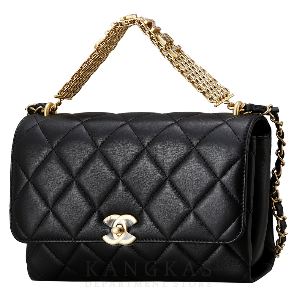 CHANEL(USED)샤넬 시즌 CC로고 체인 플랩백