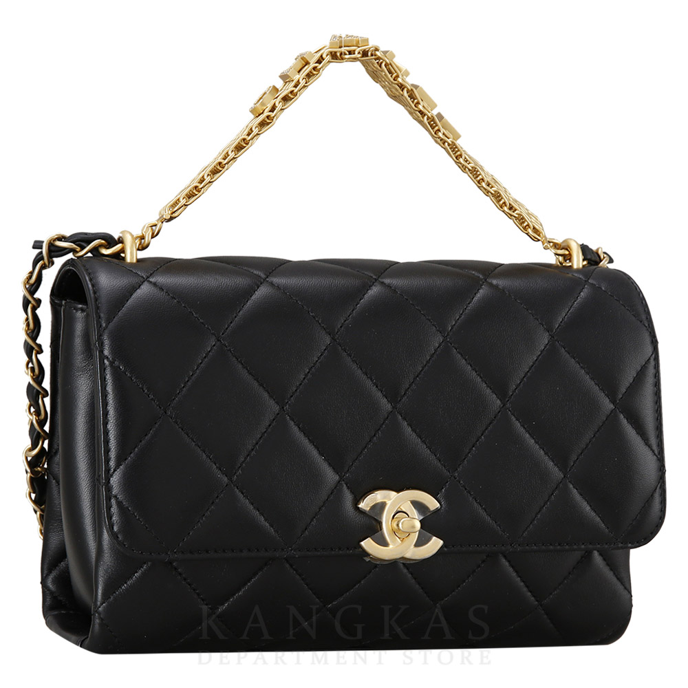CHANEL(USED)샤넬 시즌 CC로고 체인 플랩백