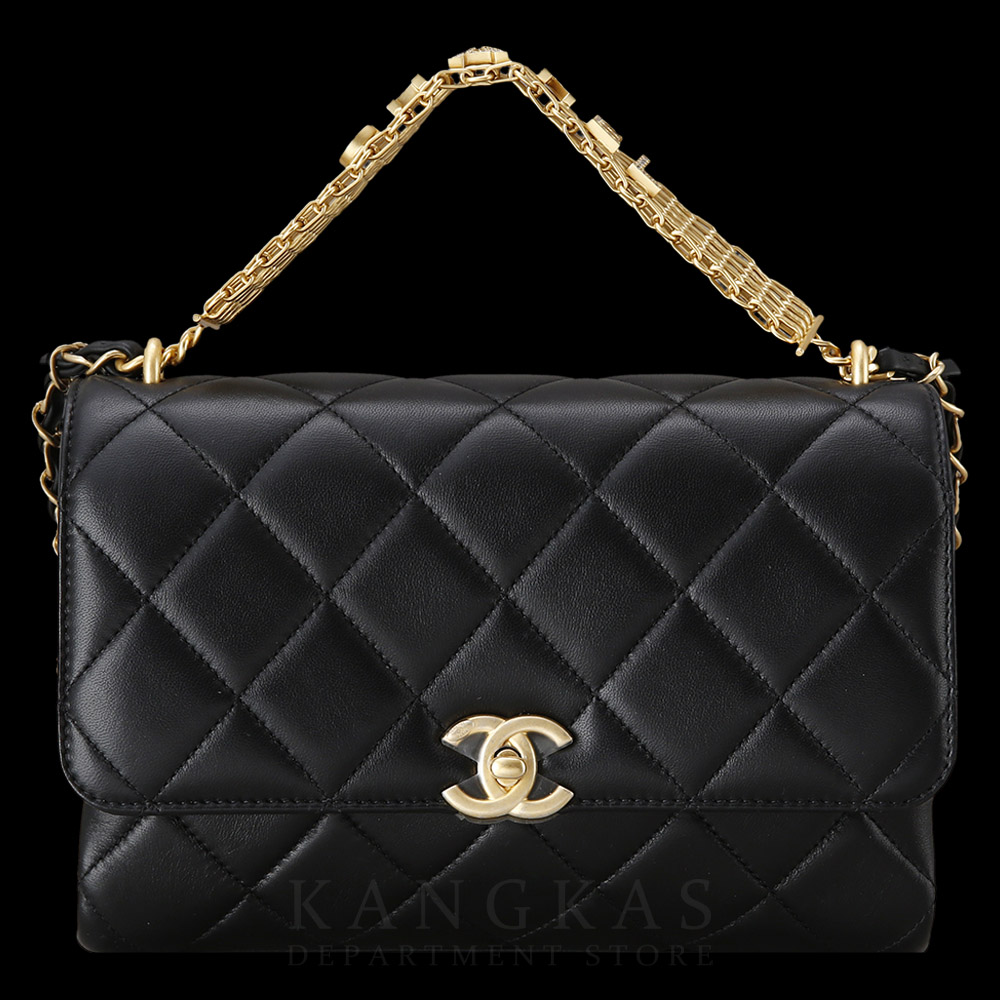 CHANEL(USED)샤넬 시즌 CC로고 체인 플랩백