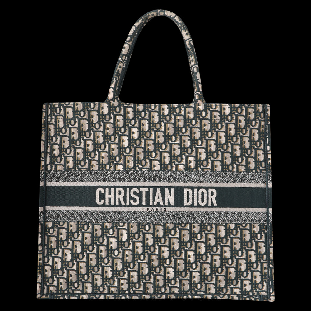 CHRISTIAN DIOR(USED)크리스찬 디올 오블리크 북토트 라지백