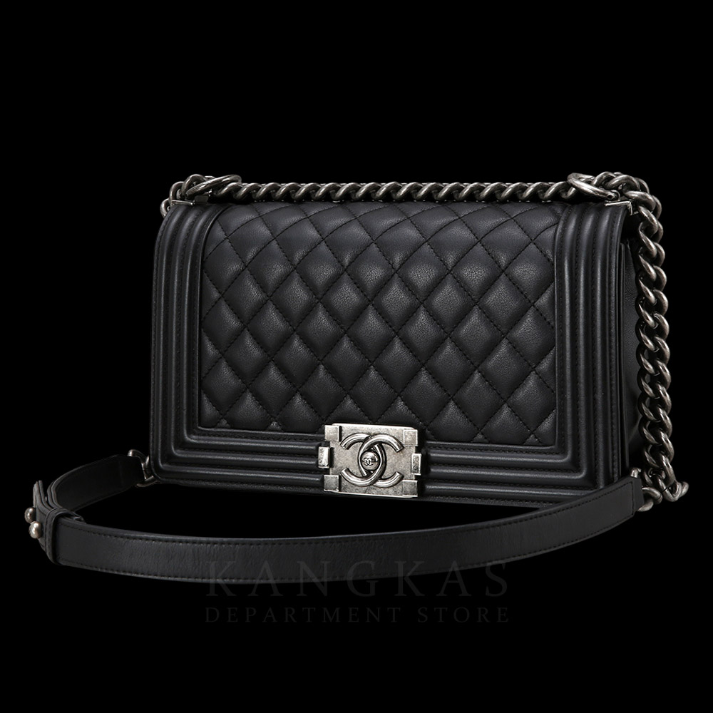 CHANEL(USED)샤넬 보이샤넬 램스킨 미듐