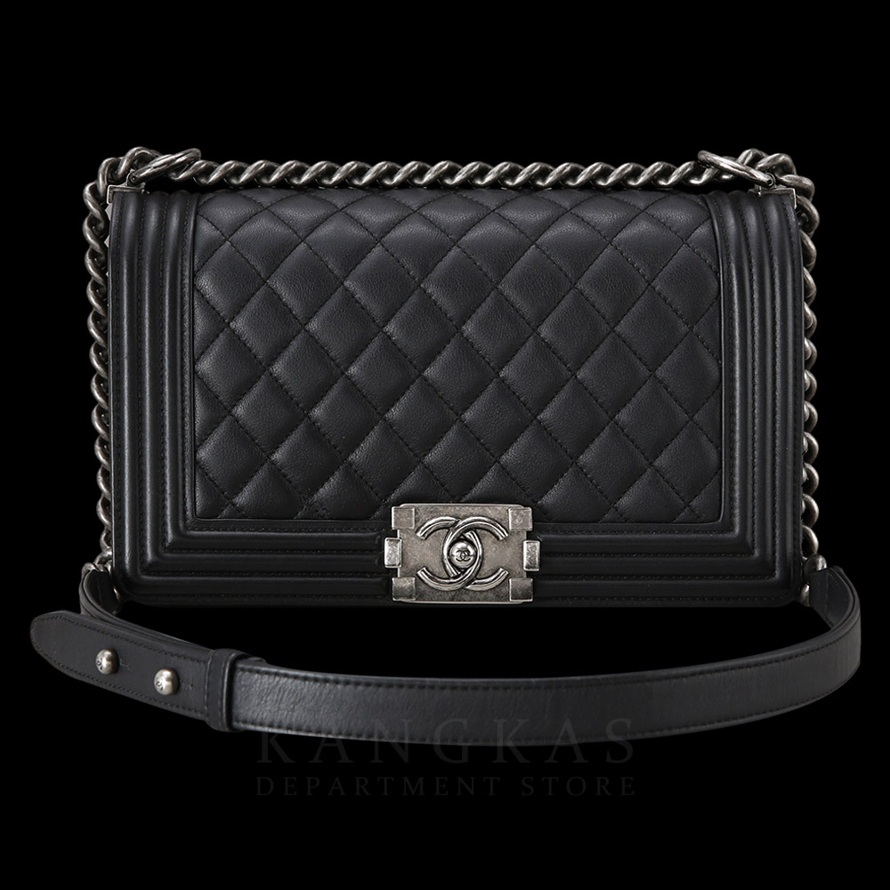 CHANEL(USED)샤넬 보이샤넬 램스킨 미듐
