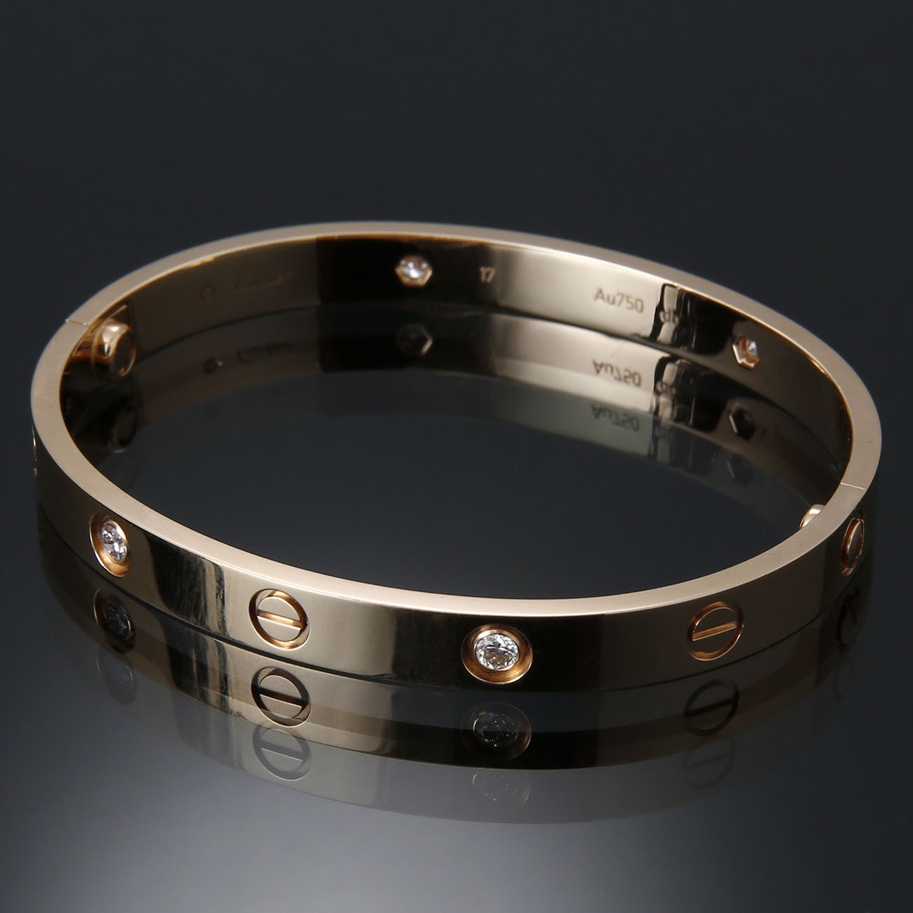 CARTIER(USED)까르띠에 4P 러브 브레이슬릿 #17