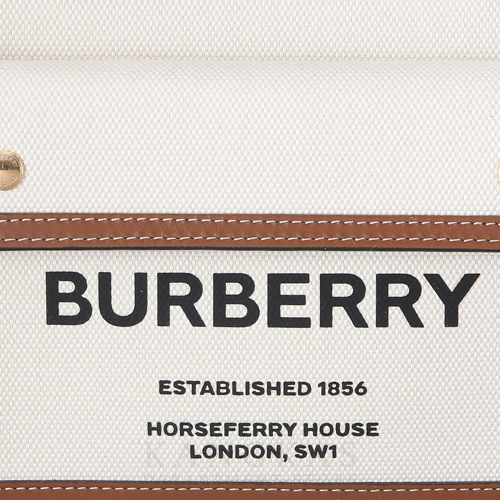 BURBERRY(USED)버버리 투톤 캔버스 미니 포켓백