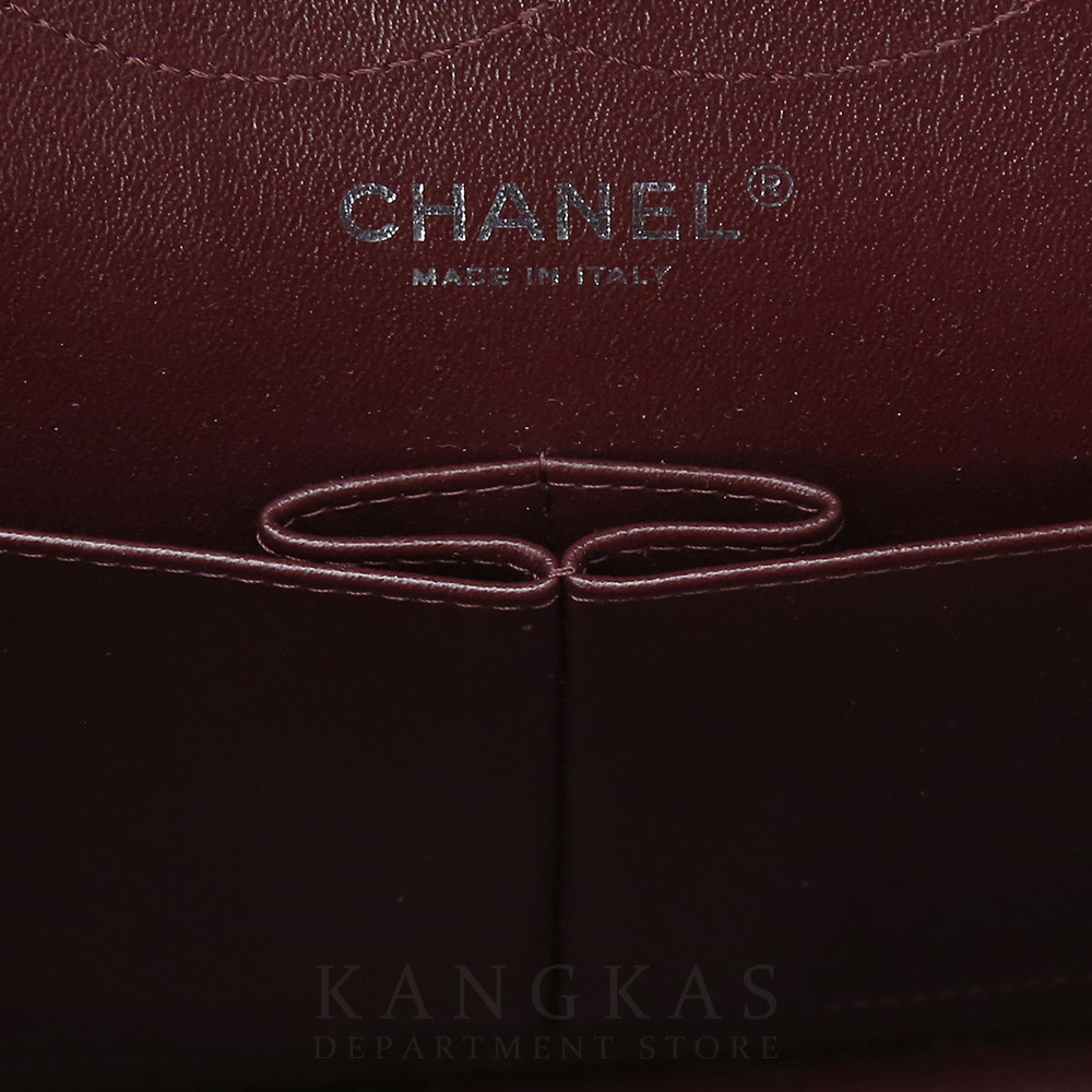 CHANEL(USED)샤넬 클래식 캐비어 점보 블랙 은장