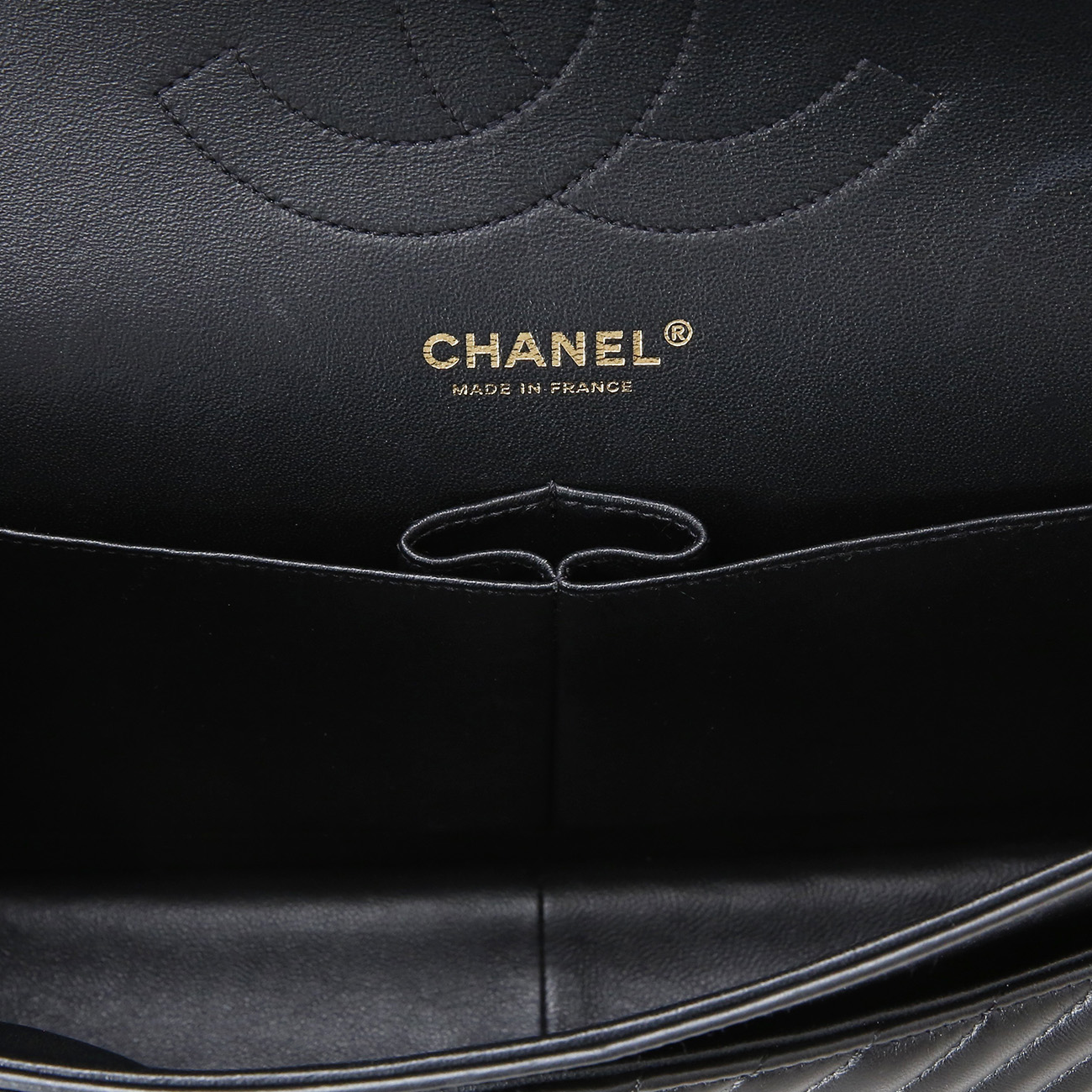 CHANEL(USED)샤넬 램스킨 클래식 쉐브론 라지백