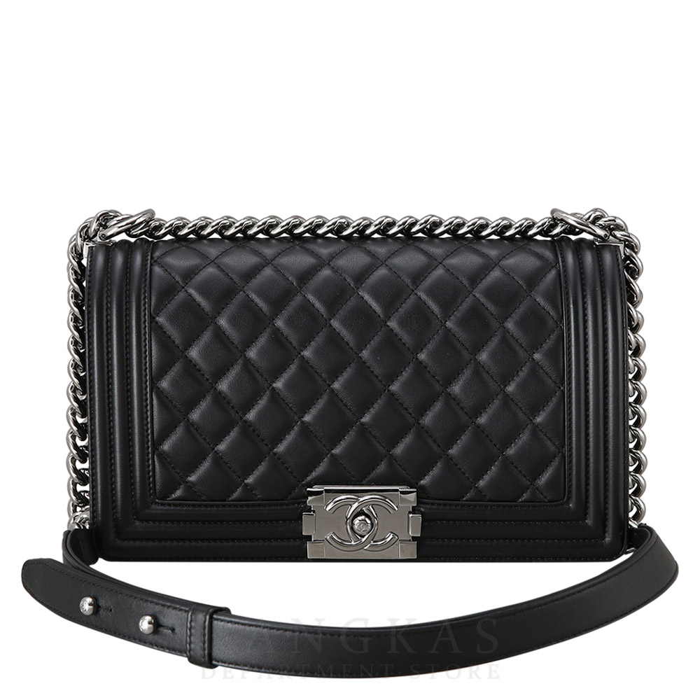 CHANEL(USED)샤넬 보이샤넬 램스킨 미듐