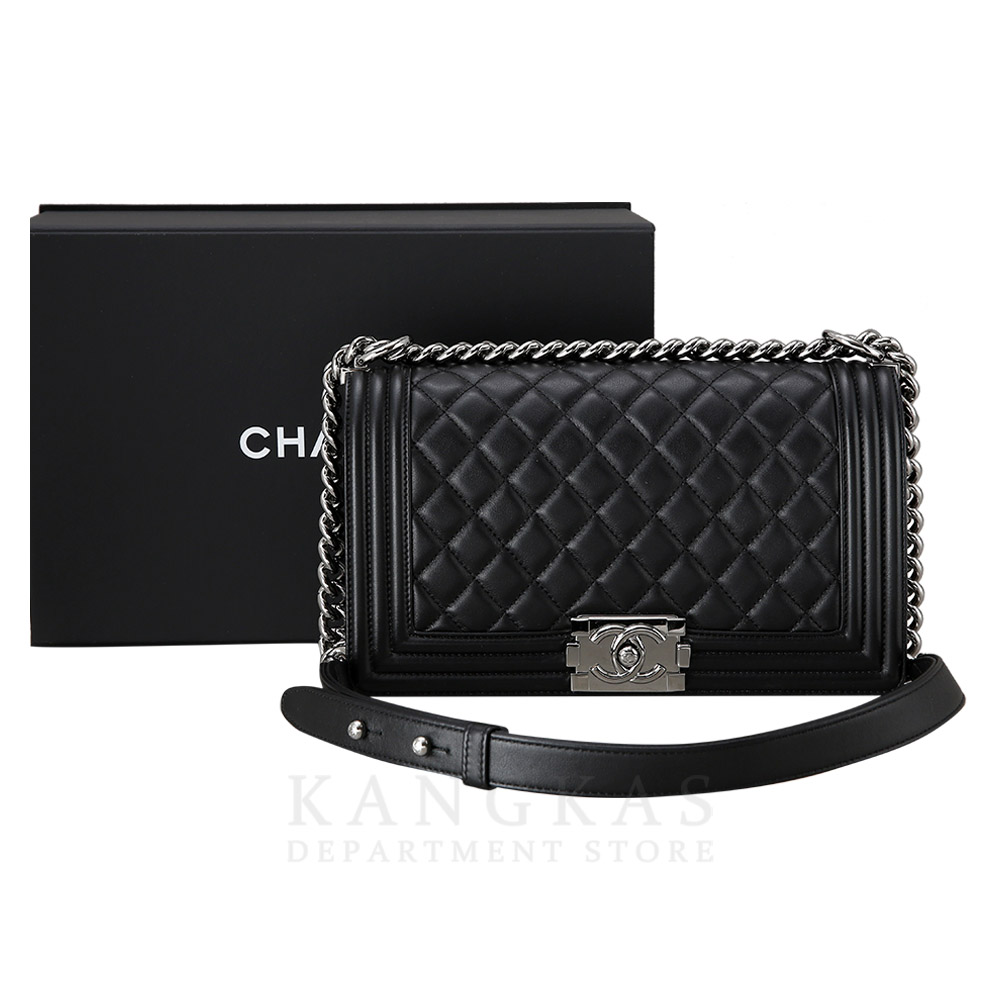 CHANEL(USED)샤넬 보이샤넬 램스킨 미듐