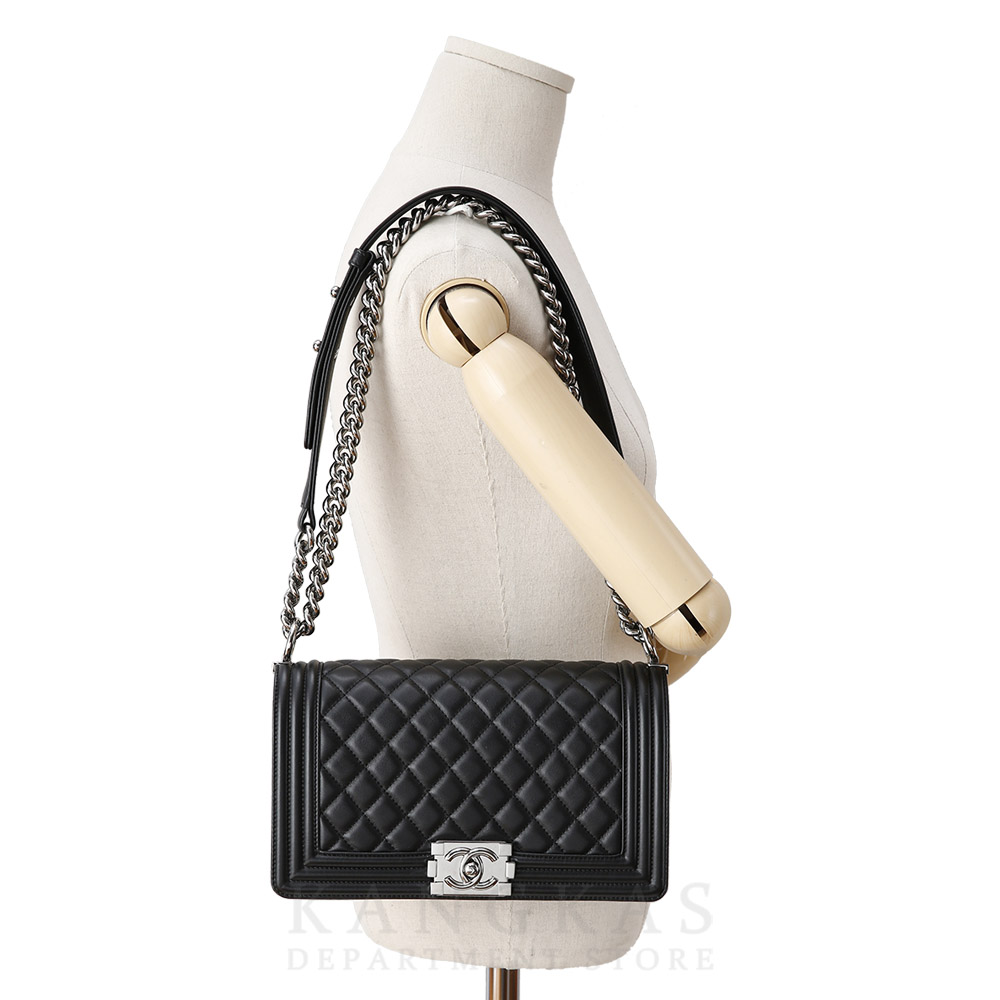 CHANEL(USED)샤넬 보이샤넬 램스킨 미듐