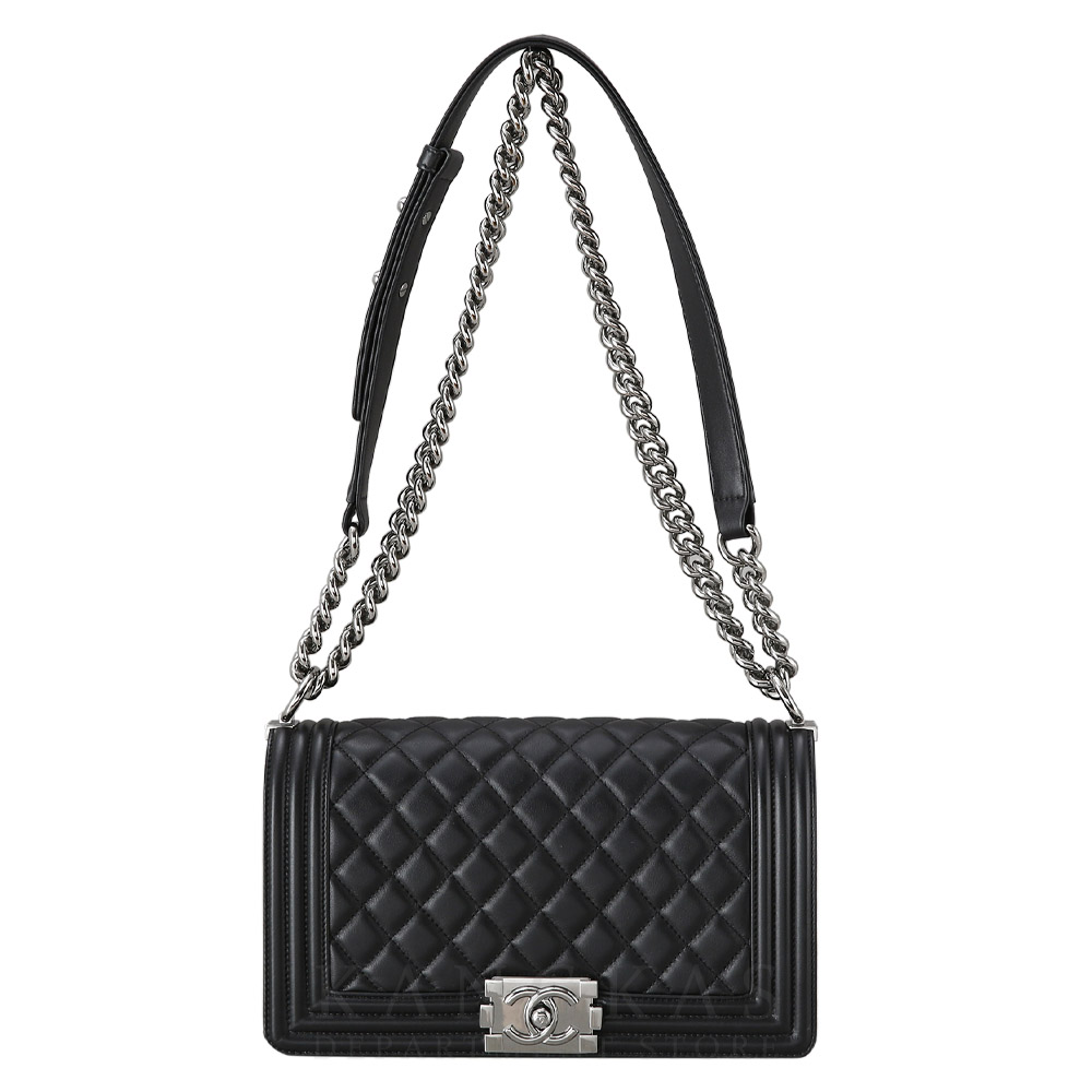 CHANEL(USED)샤넬 보이샤넬 램스킨 미듐
