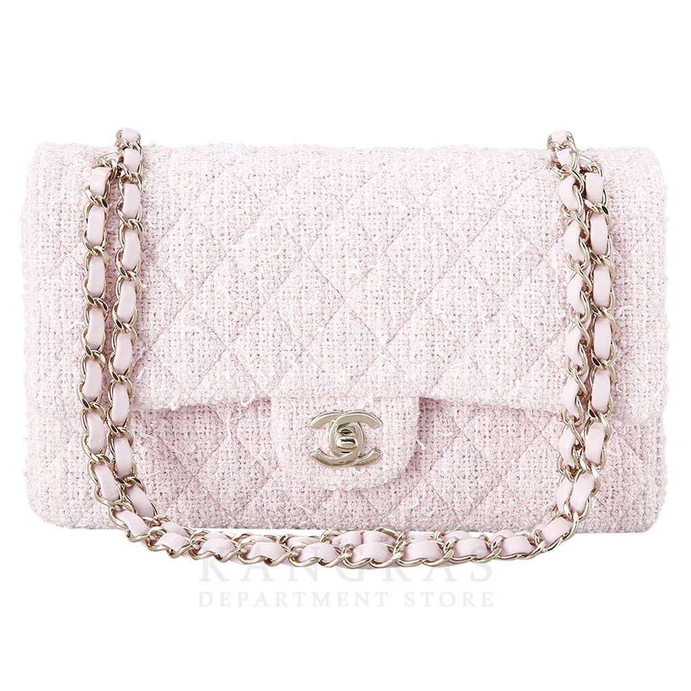 CHANEL(USED)샤넬 트위드 클래식 미듐 플랩백