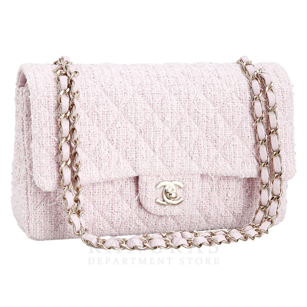 CHANEL(USED)샤넬 트위드 클래식 미듐 플랩백