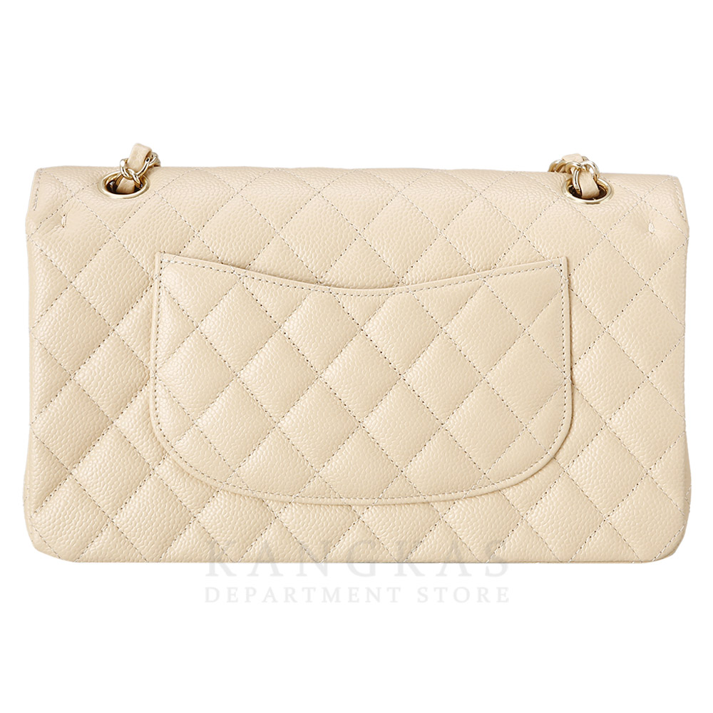 CHANEL(USED)샤넬 베이지 클래식 미듐 플랩백