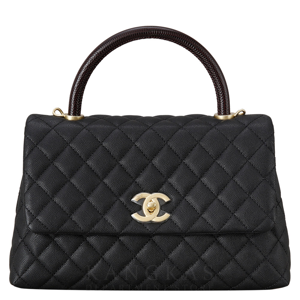 CHANEL(USED)샤넬 캐비어 코코핸들28