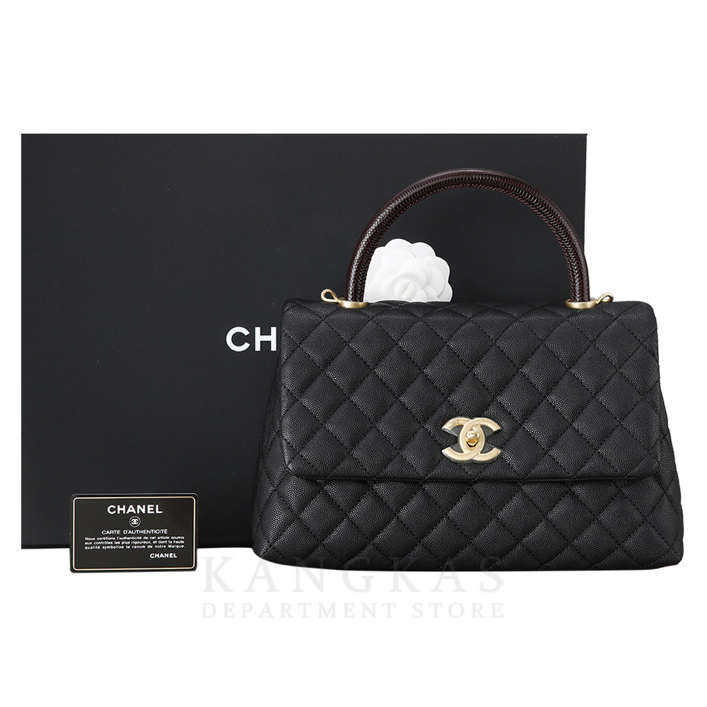 CHANEL(USED)샤넬 캐비어 코코핸들28