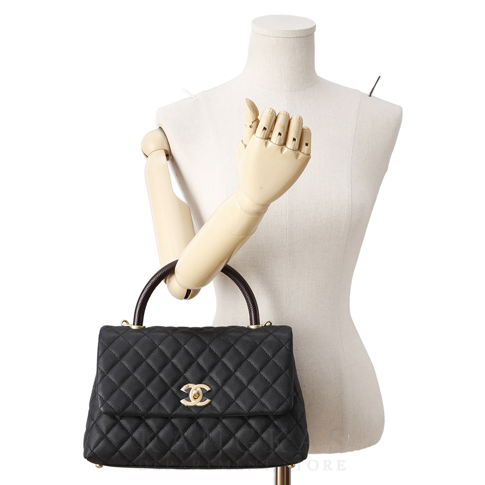 CHANEL(USED)샤넬 캐비어 코코핸들28
