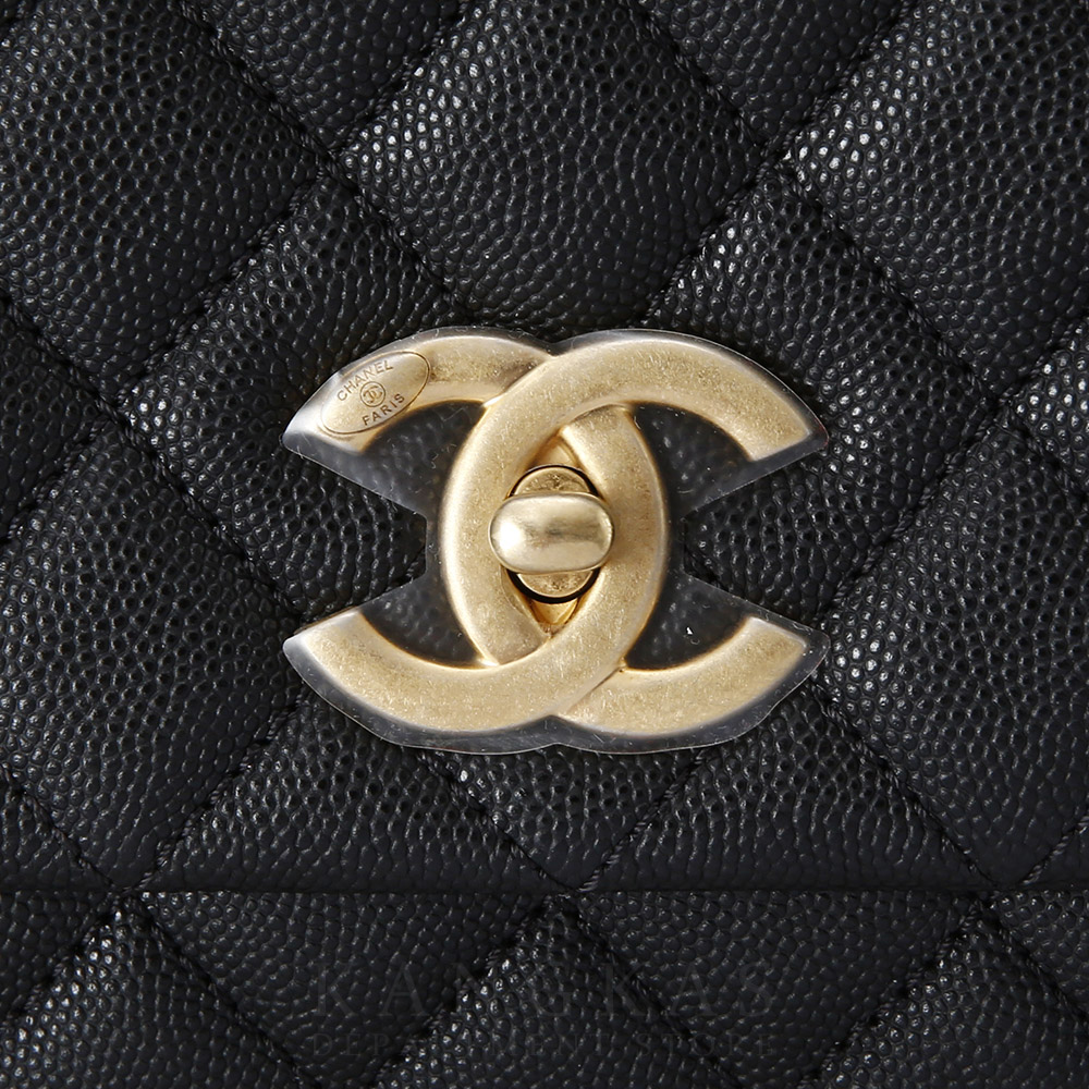CHANEL(USED)샤넬 캐비어 코코핸들28