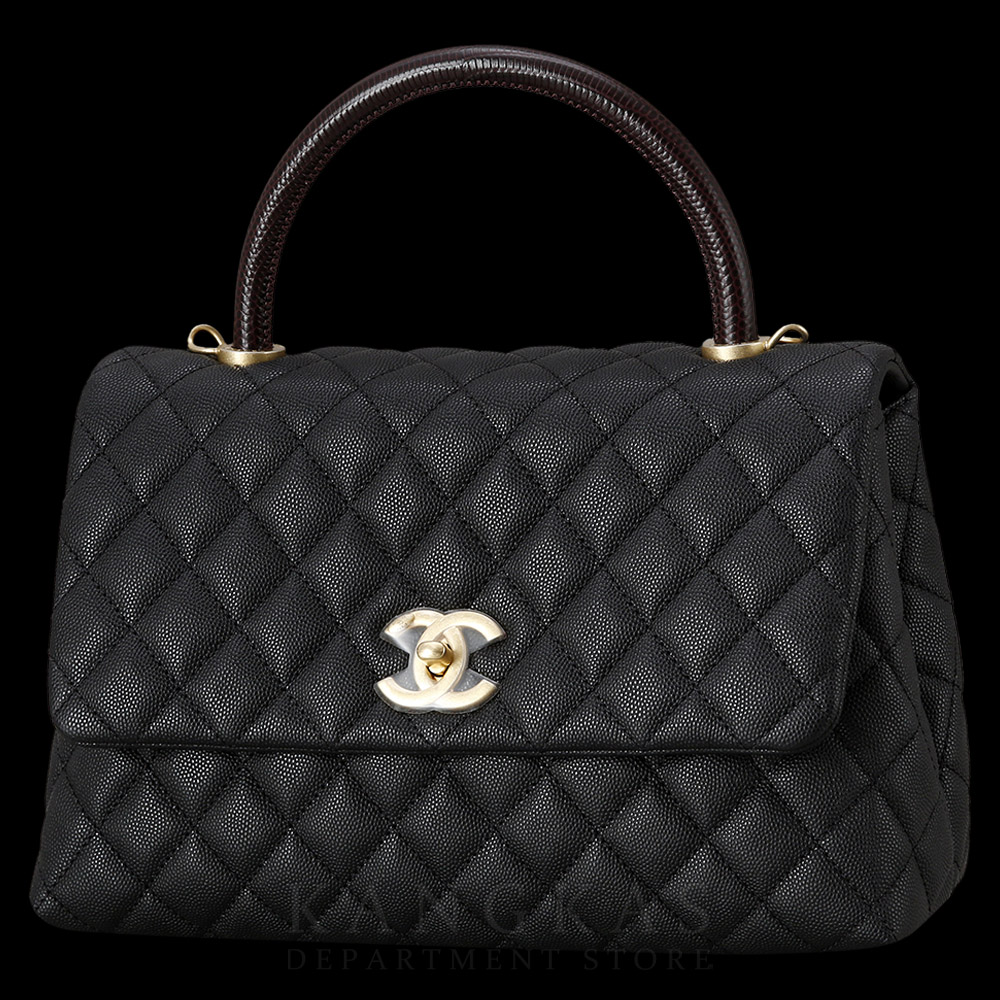 CHANEL(USED)샤넬 캐비어 코코핸들28