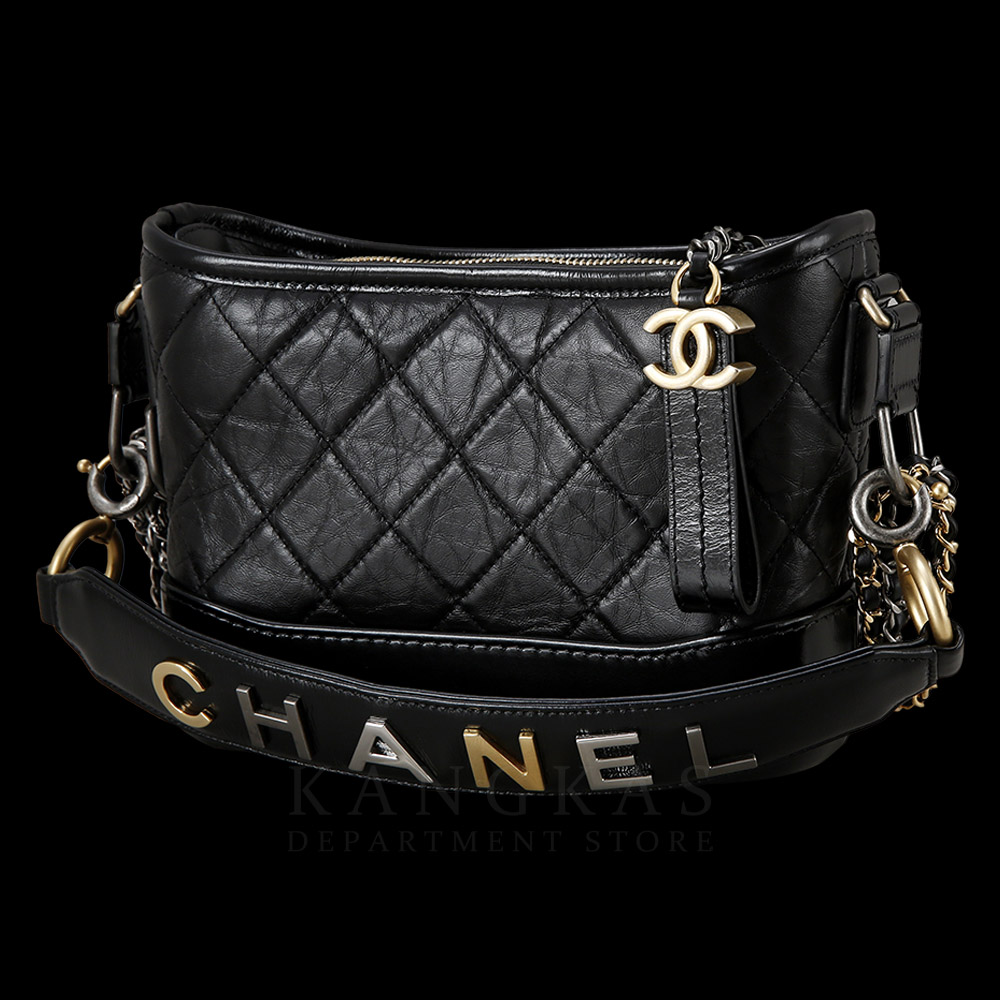 CHANEL(USED)샤넬 가브리엘 호보 로고 스트랩 스몰