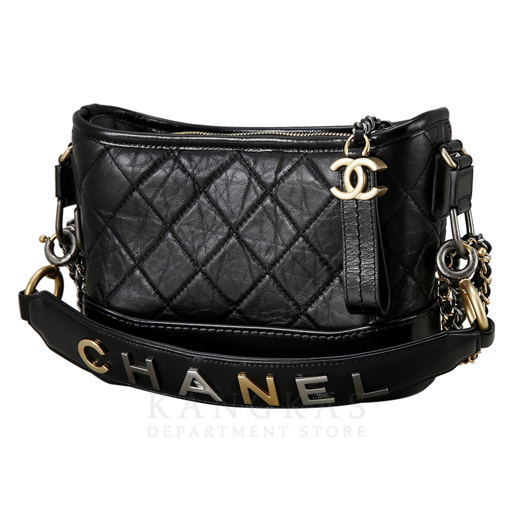 CHANEL(USED)샤넬 가브리엘 호보 로고 스트랩 스몰