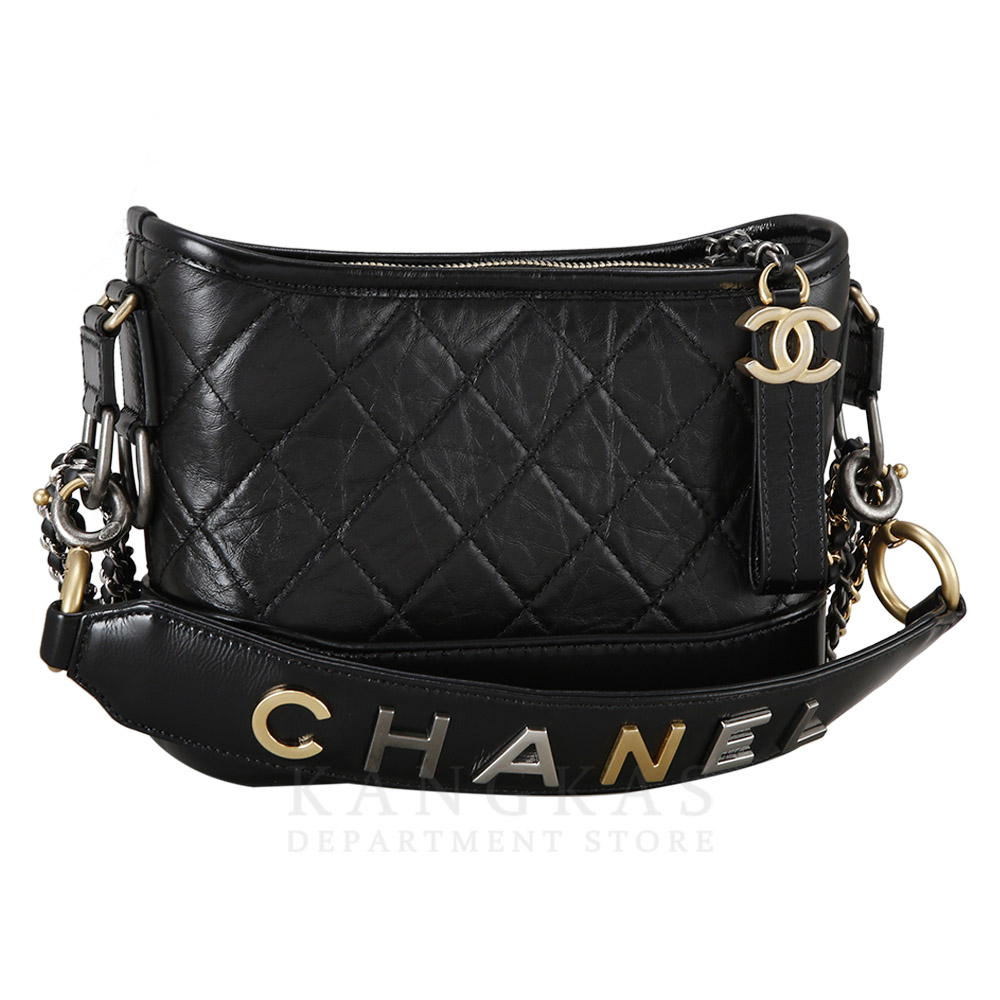CHANEL(USED)샤넬 가브리엘 호보 로고 스트랩 스몰
