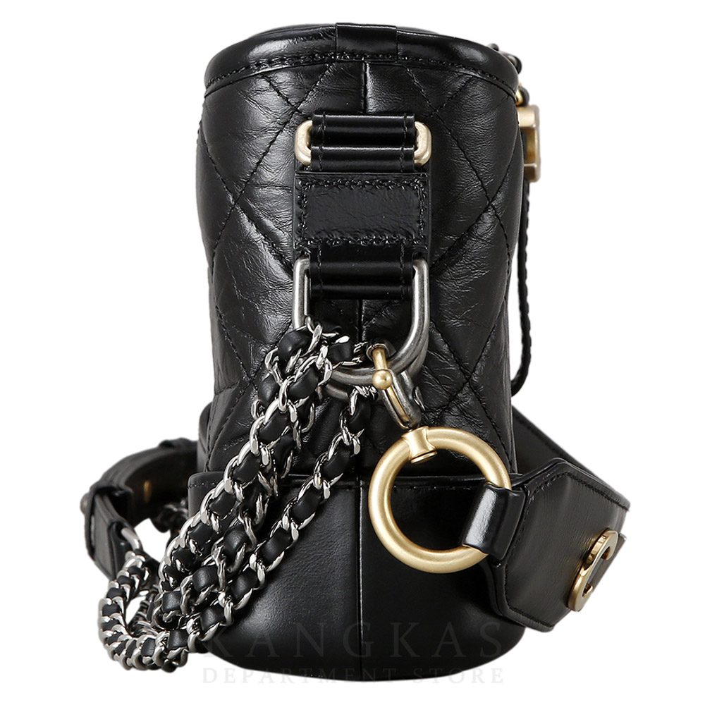 CHANEL(USED)샤넬 가브리엘 호보 로고 스트랩 스몰