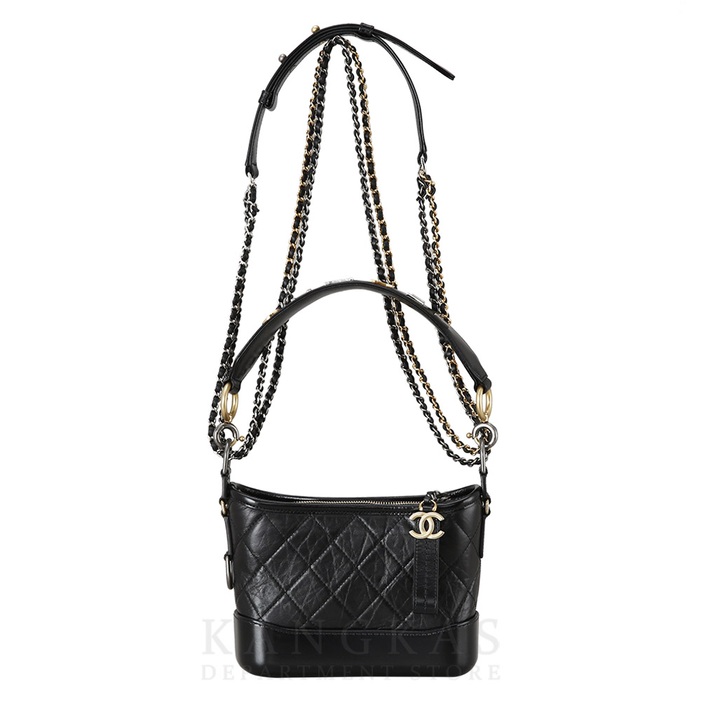 CHANEL(USED)샤넬 가브리엘 호보 로고 스트랩 스몰