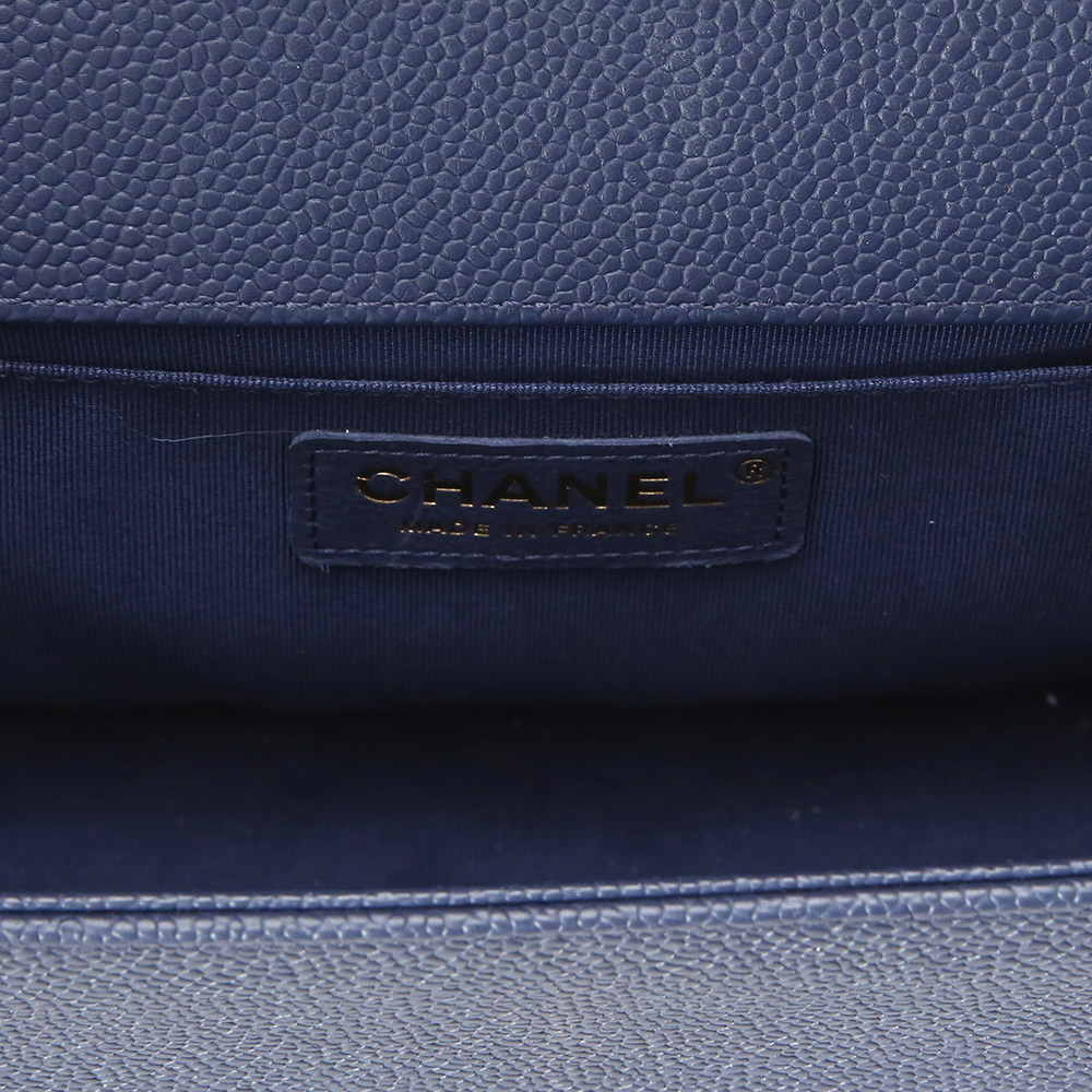 CHANEL(USED)샤넬 보이샤넬 캐비어 미듐