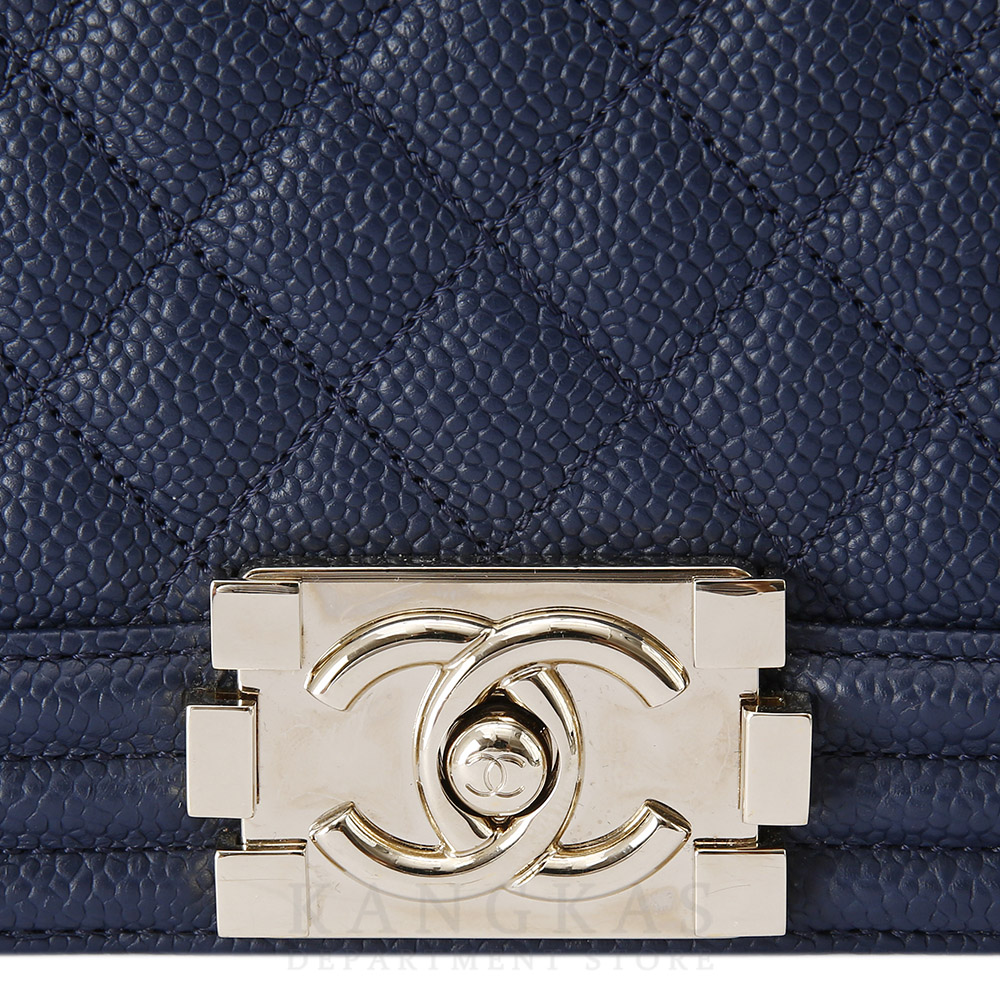 CHANEL(USED)샤넬 보이샤넬 캐비어 미듐