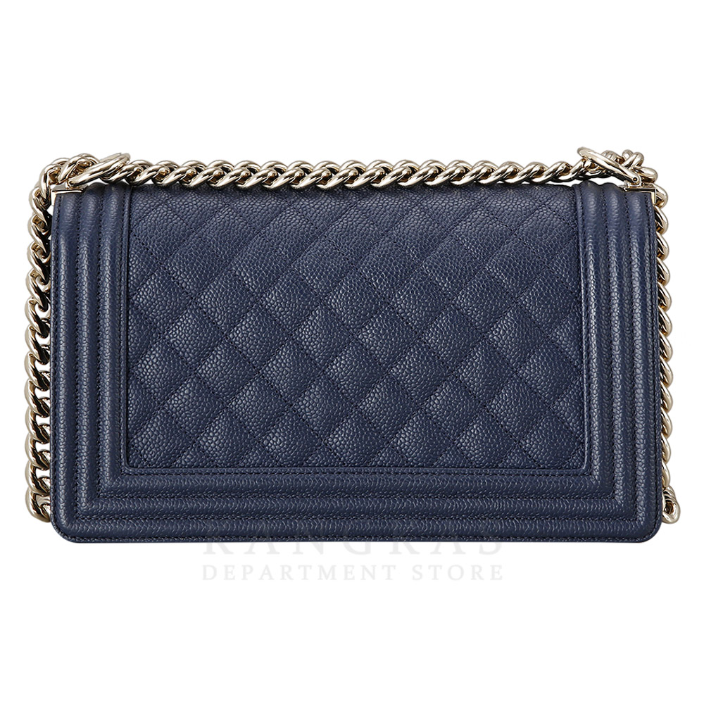 CHANEL(USED)샤넬 보이샤넬 캐비어 미듐