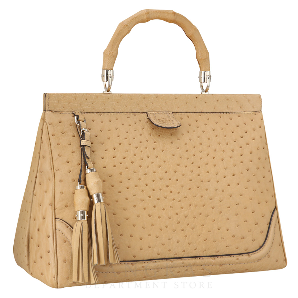 GUCCI(USED)구찌 오스트리치 뱀부 테슬백