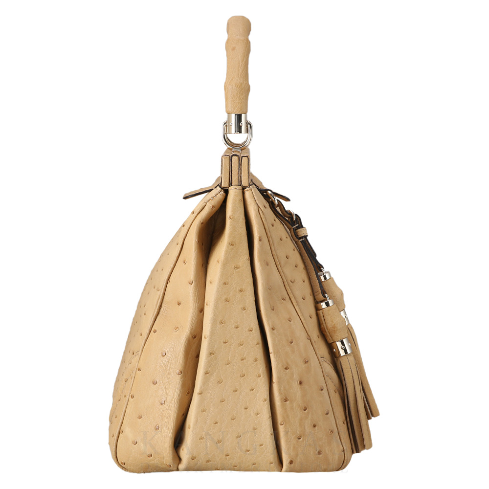 GUCCI(USED)구찌 오스트리치 뱀부 테슬백