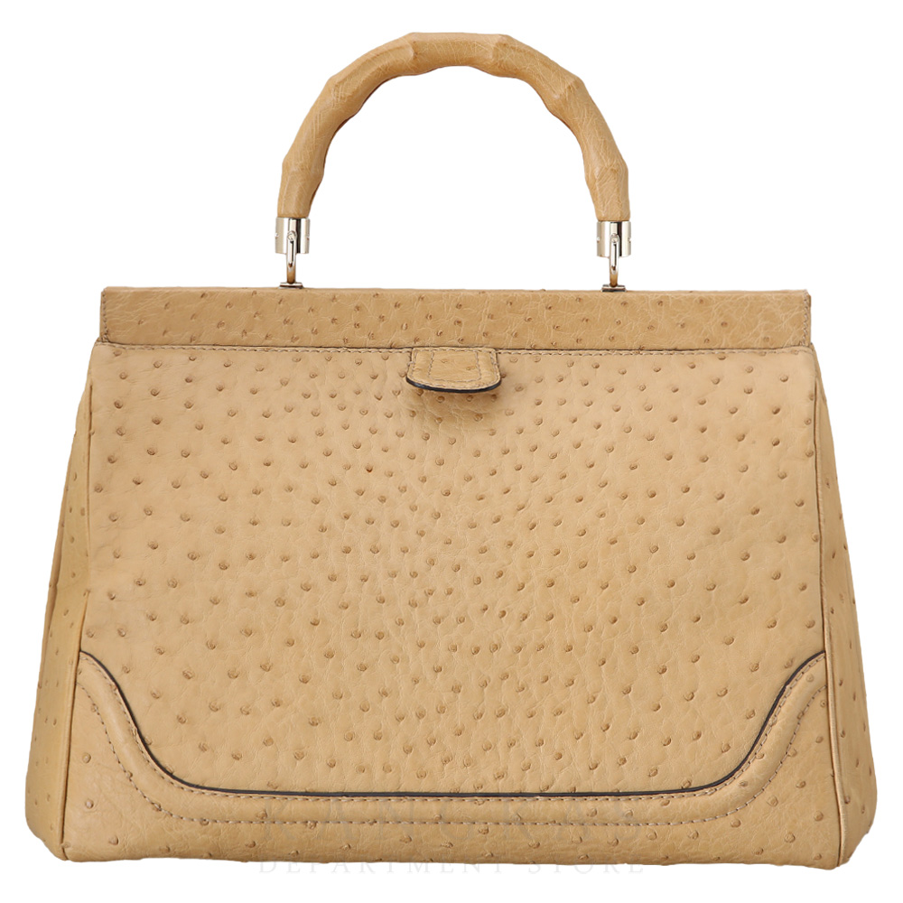GUCCI(USED)구찌 오스트리치 뱀부 테슬백