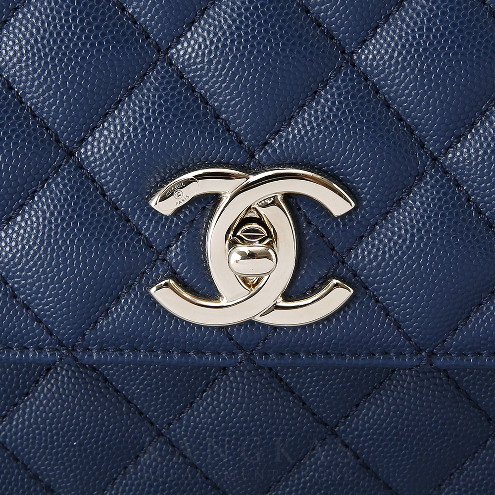 CHANEL(USED)샤넬 캐비어 코코핸들28 미듐