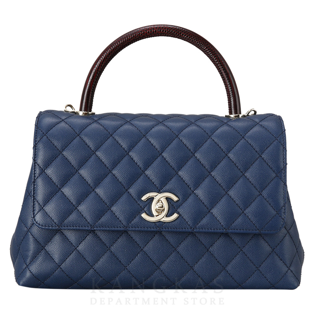 CHANEL(USED)샤넬 캐비어 코코핸들28 미듐