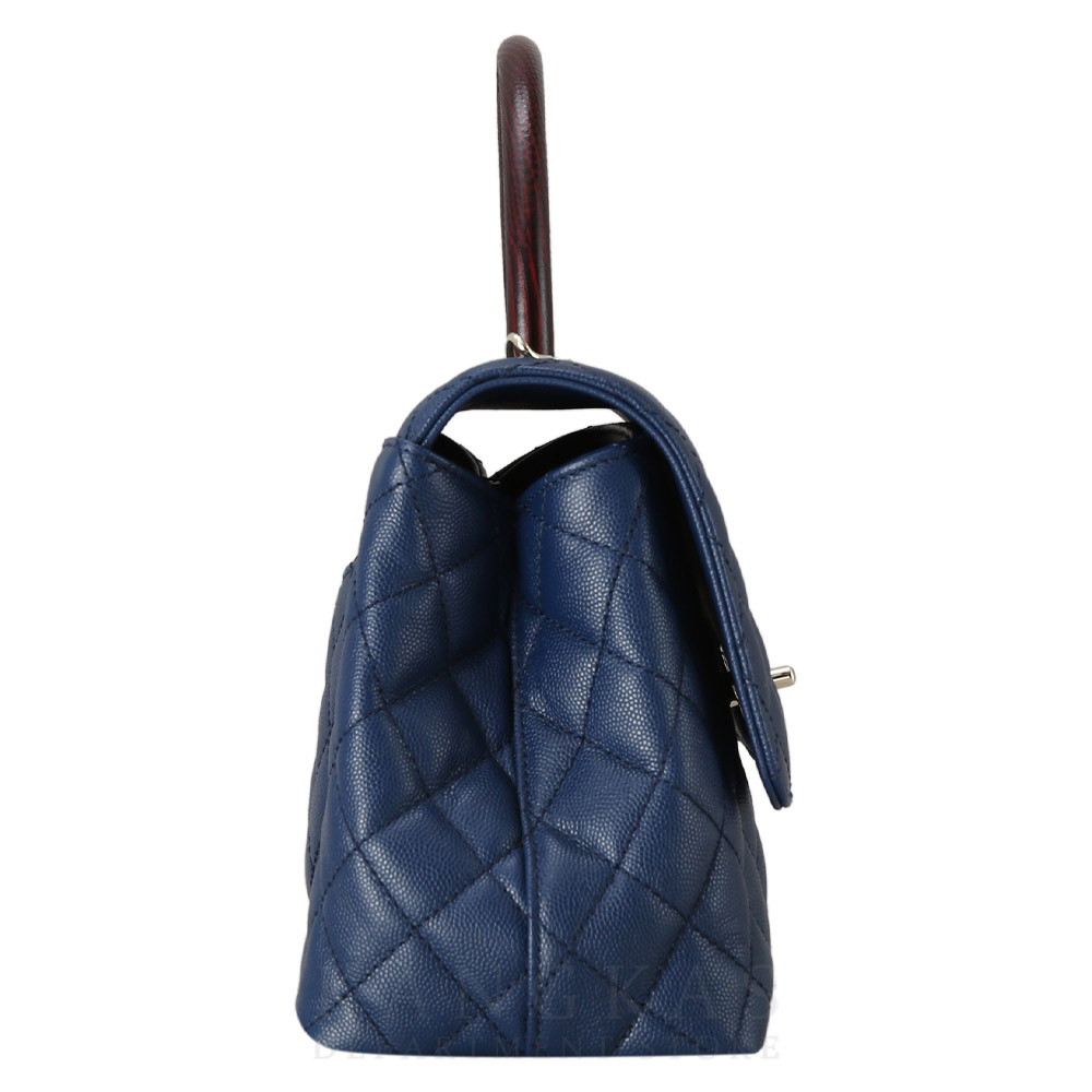 CHANEL(USED)샤넬 캐비어 코코핸들28 미듐