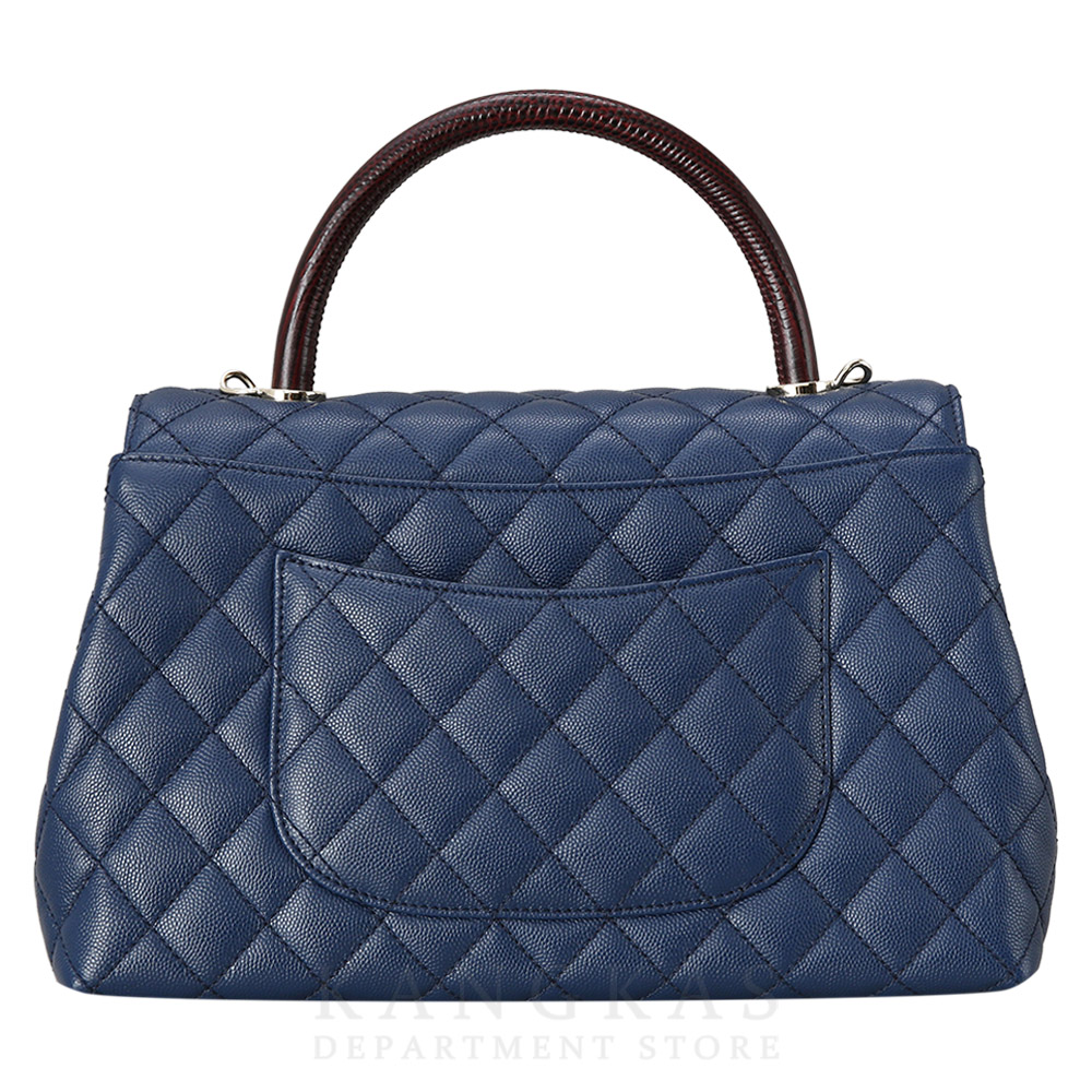 CHANEL(USED)샤넬 캐비어 코코핸들28 미듐