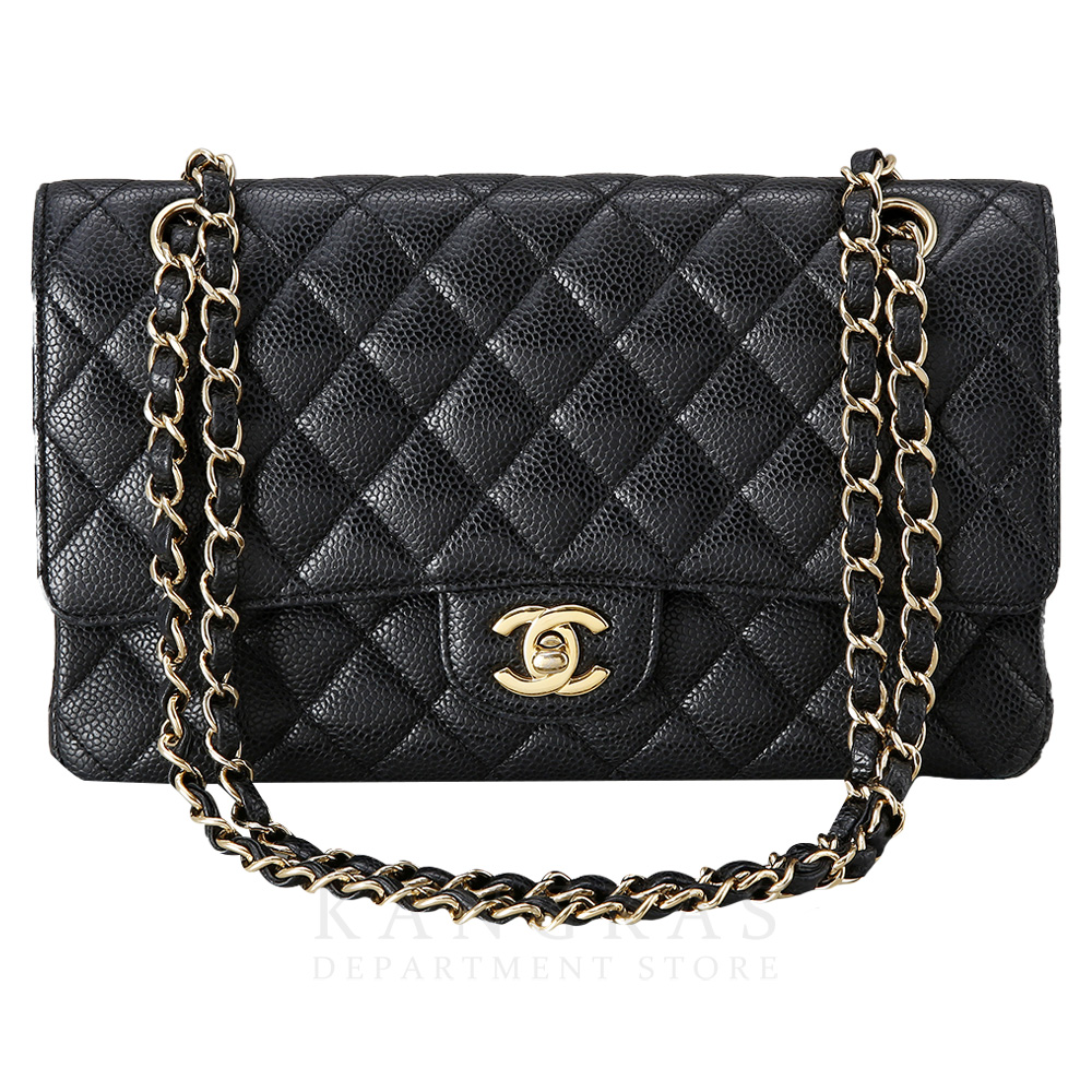 CHANEL(USED)샤넬 클래식 캐비어 미듐