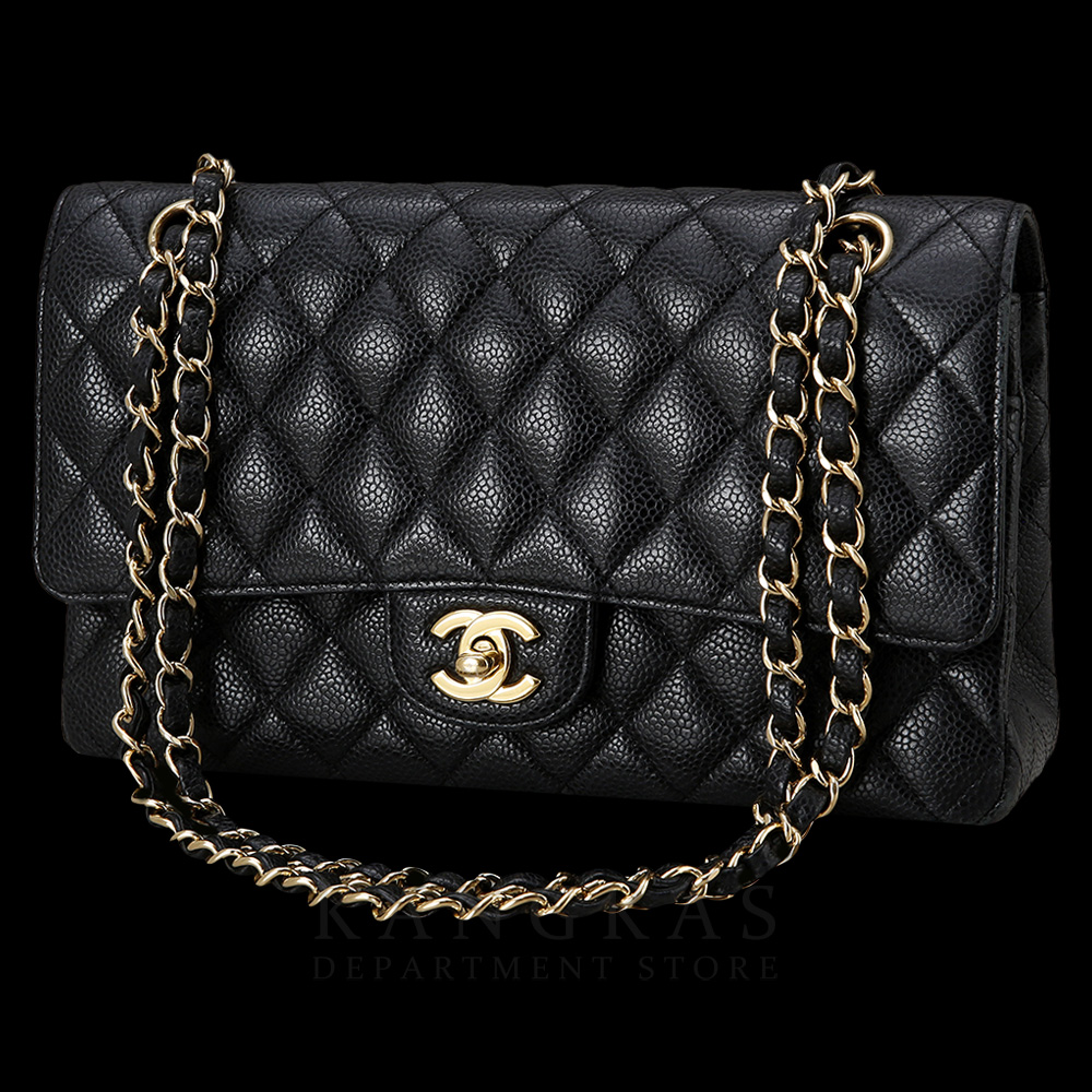 CHANEL(USED)샤넬 클래식 캐비어 미듐