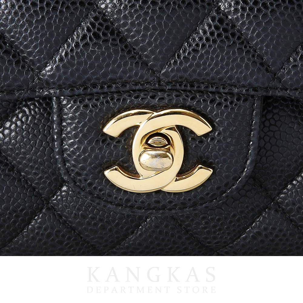 CHANEL(USED)샤넬 클래식 캐비어 미듐