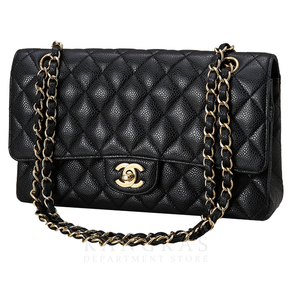 CHANEL(USED)샤넬 클래식 캐비어 미듐